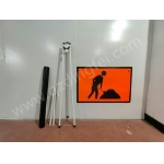 Roll Up Sign & Stand - Tripod Roll Up Traffic Sign